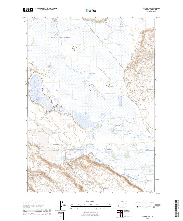 USGS Topographic Map – Stinking Lake
