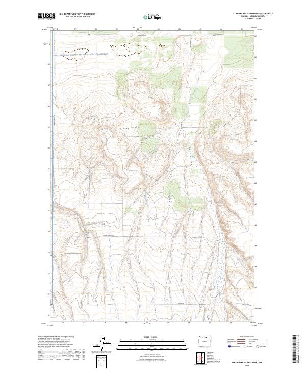 USGS Topographic Map – Strawberry Canyon NE