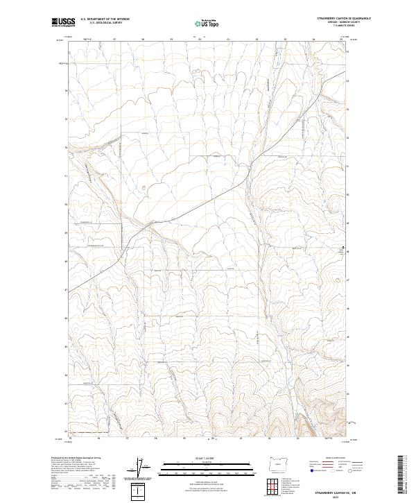 USGS Topographic Map – Strawberry Canyon SE