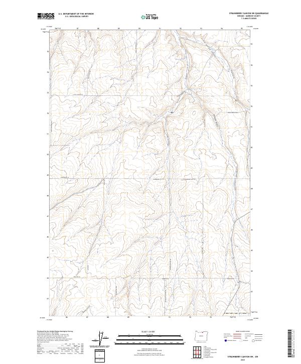 USGS Topographic Map – Strawberry Canyon SW