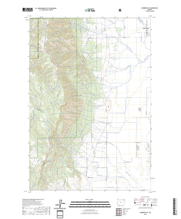 USGS Topographic Map – Summerville