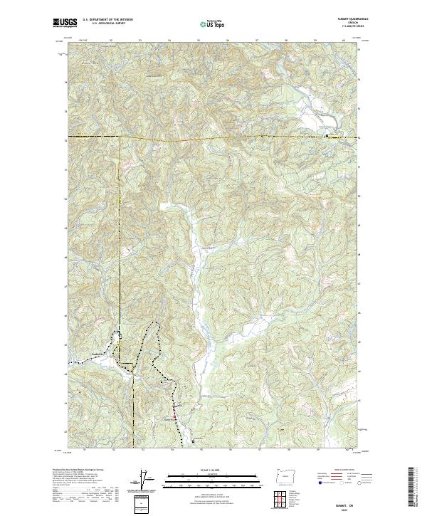 USGS Topographic Map – Summit