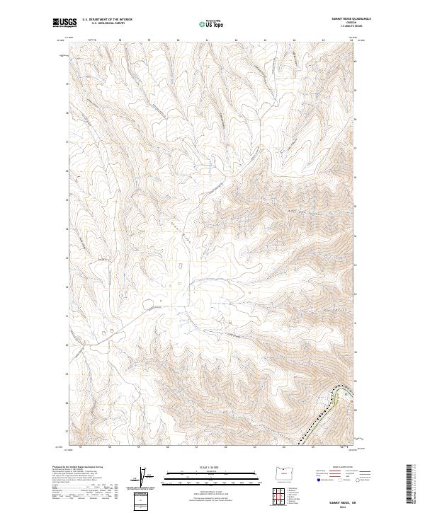 USGS Topographic Map – Summit Ridge