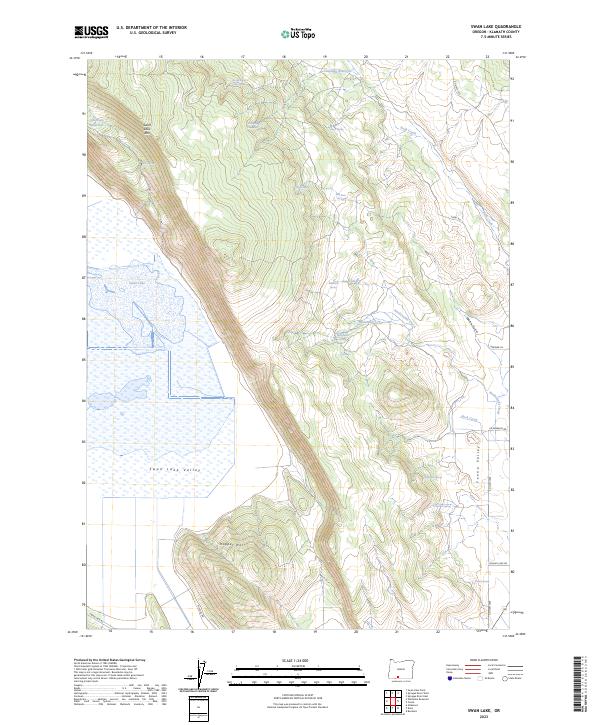 USGS Topographic Map – Swan Lake