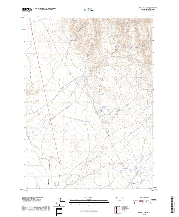 USGS Topographic Map – Tenmile Ranch