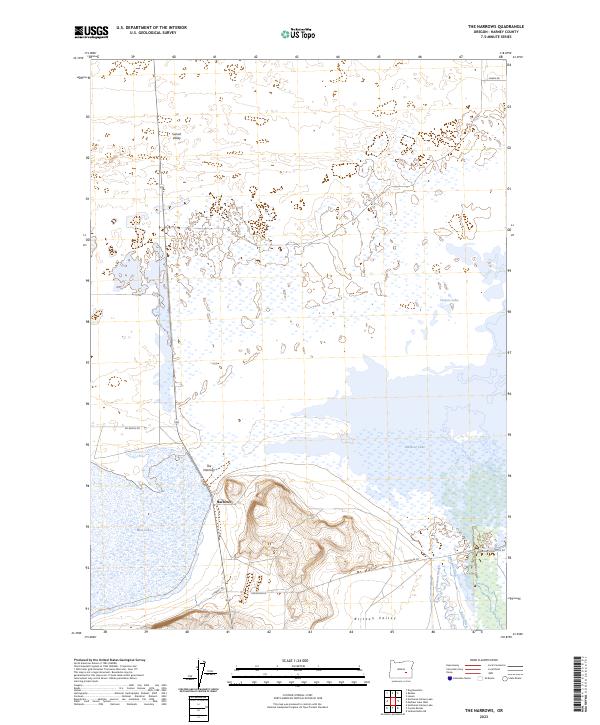 USGS Topographic Map – The Narrows