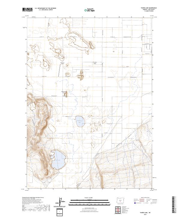 USGS Topographic Map – Thorn Lake