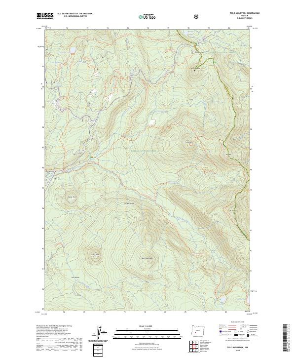 USGS Topographic Map – Tolo Mountain