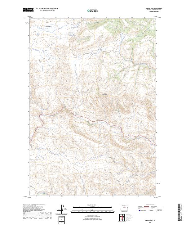 USGS Topographic Map – Tubb Spring