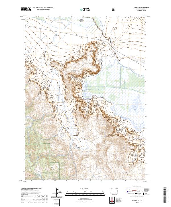 USGS Topographic Map – Tucker Hill