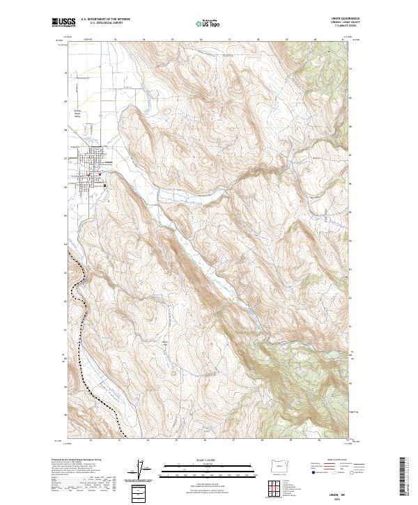 USGS Topographic Map – Union