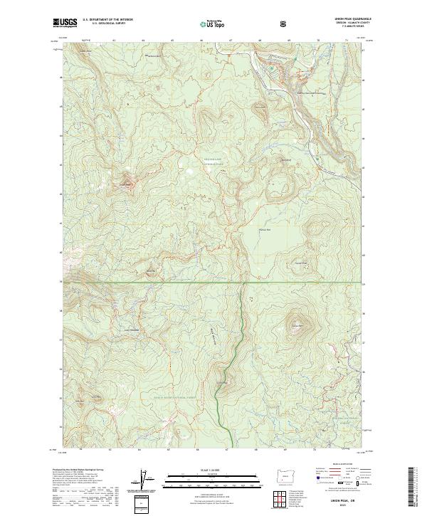 USGS Topographic Map – Union Peak