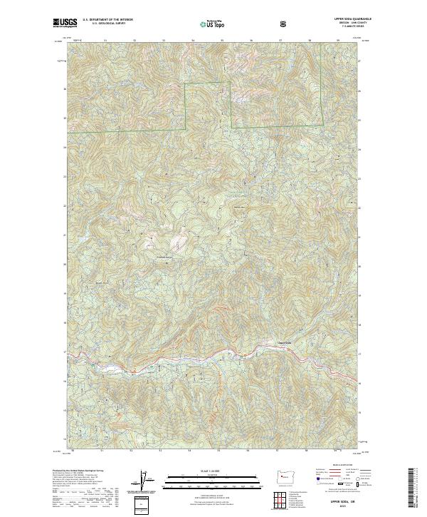 USGS Topographic Map – Upper Soda