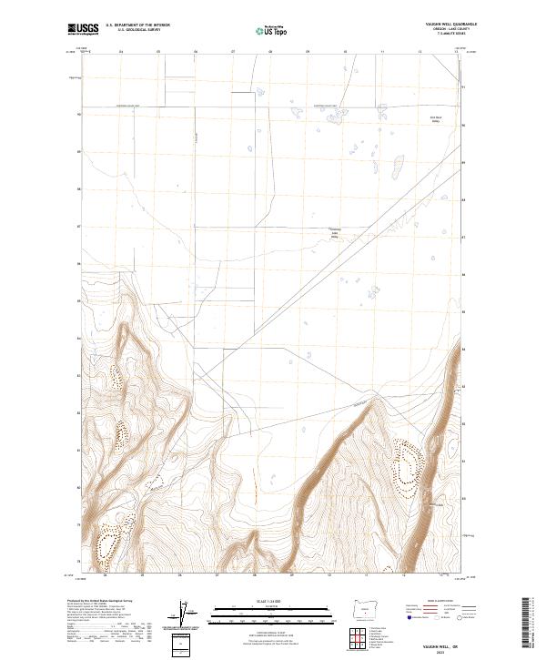 USGS Topographic Map – Vaughn Well