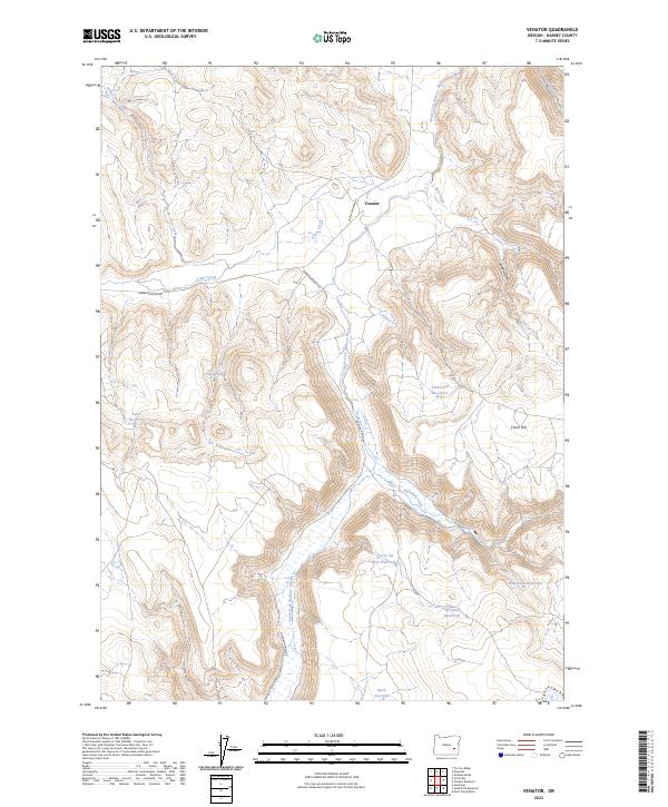USGS Topographic Map – Venator