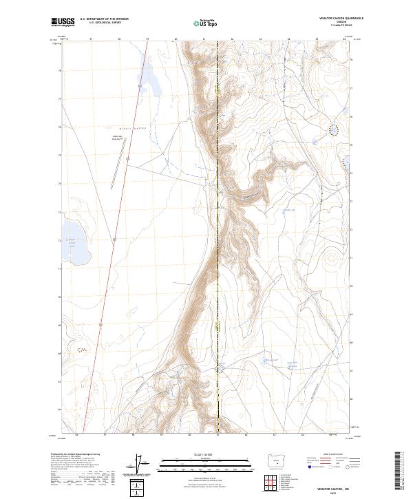 USGS Topographic Map – Venator Canyon