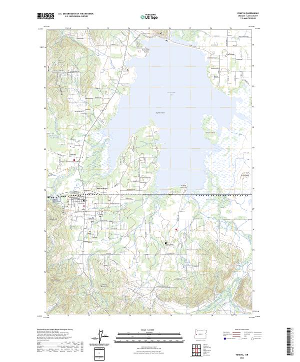 USGS Topographic Map – Veneta