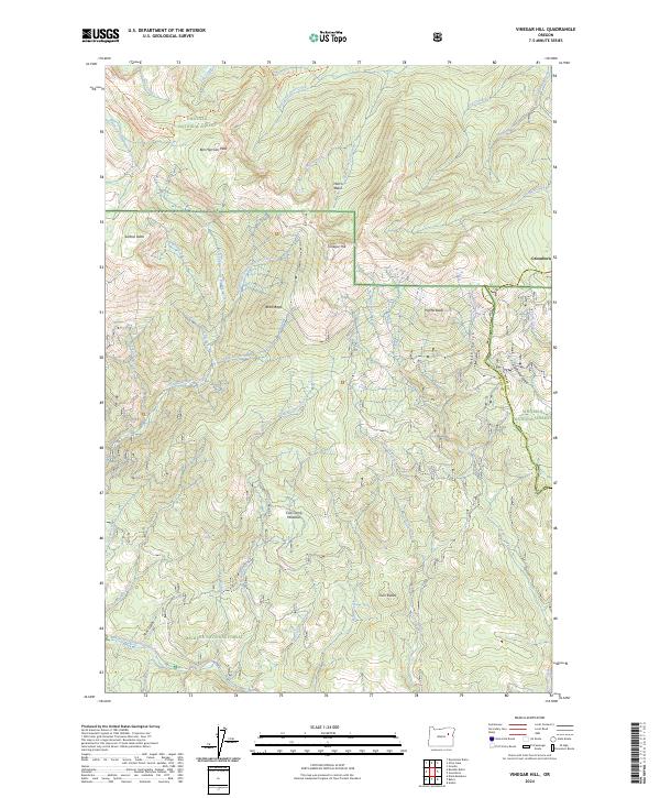 USGS Topographic Map – Vinegar Hill