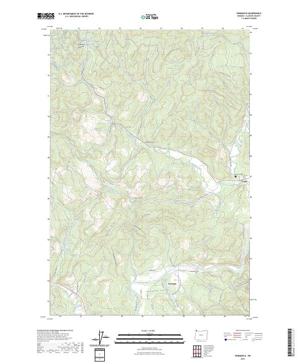 USGS Topographic Map – Vinemaple