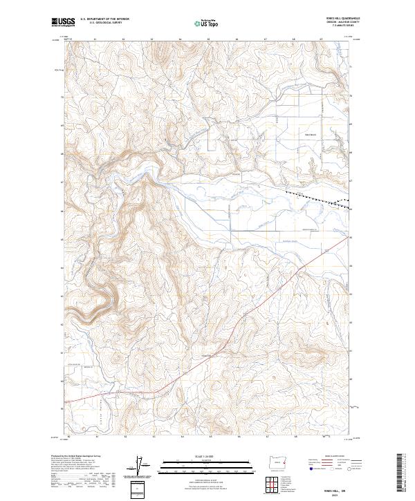 USGS Topographic Map – Vines Hill