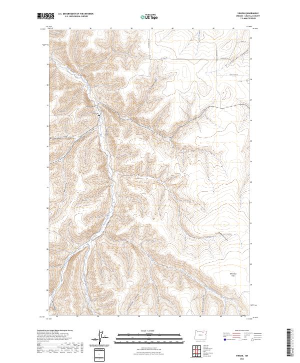 USGS Topographic Map – Vinson