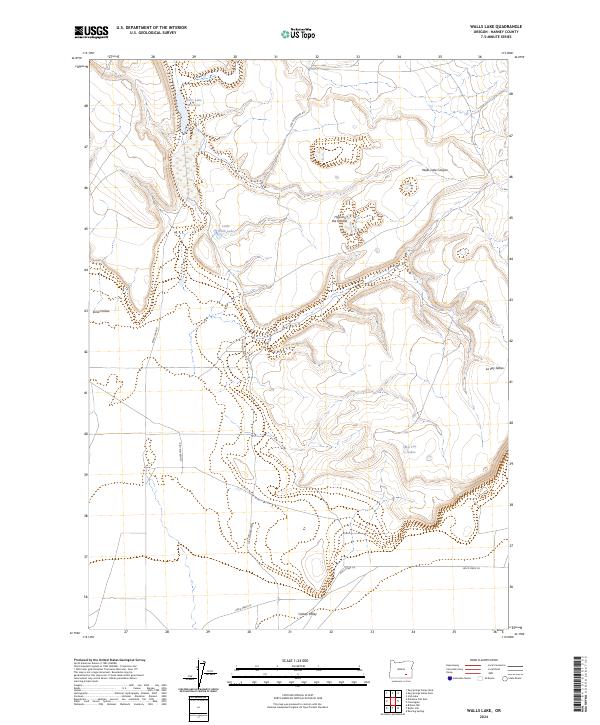 USGS Topographic Map – Walls Lake