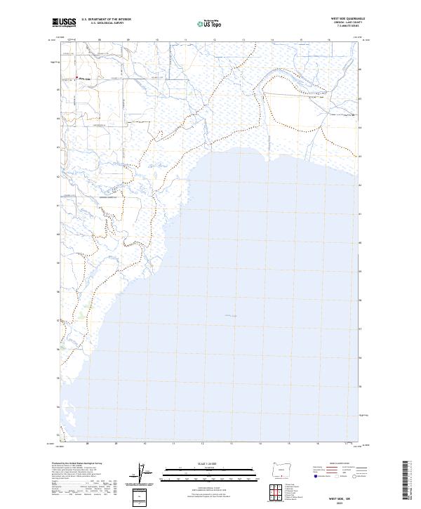 USGS Topographic Map – West Side