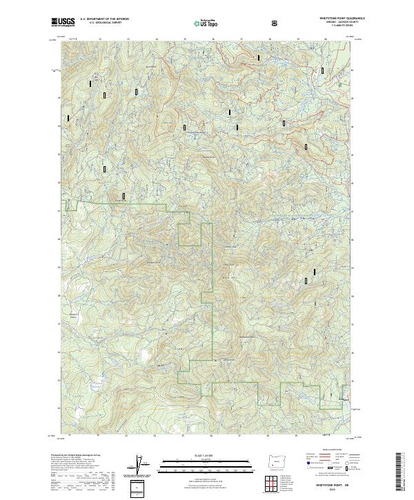 USGS Topographic Map – Whetstone Point