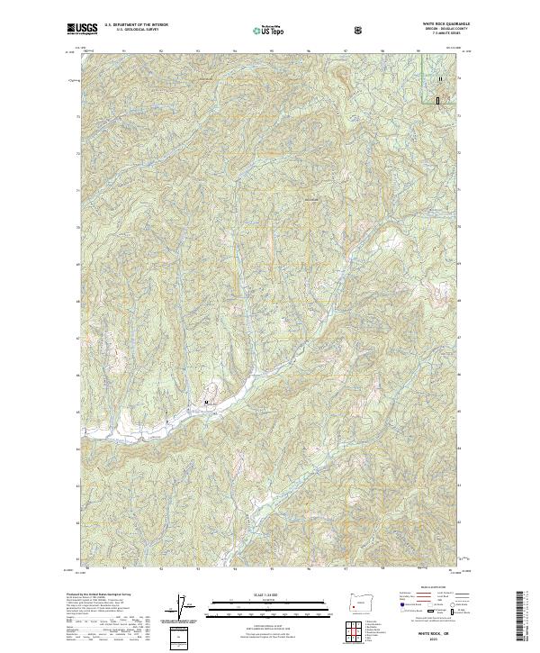 USGS Topographic Map – White Rock