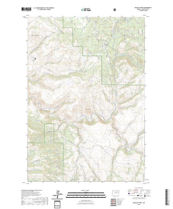 USGS Topographic Map – Wildcat Point
