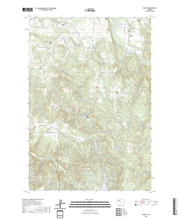 USGS Topographic Map – Wilhoit
