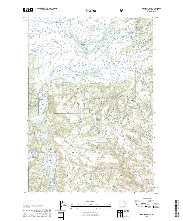 USGS Topographic Map – Williams Prairie