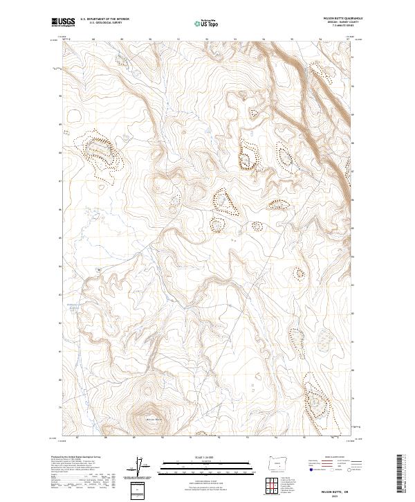 USGS Topographic Map – Wilson Butte