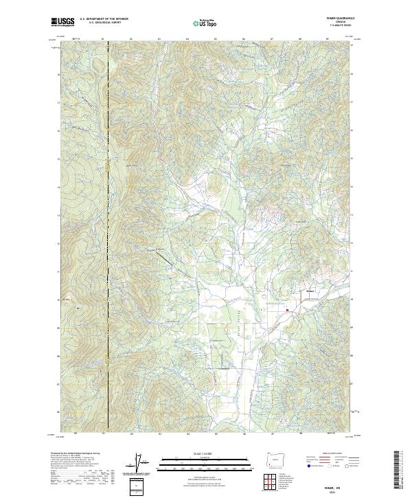 USGS Topographic Map – Wimer