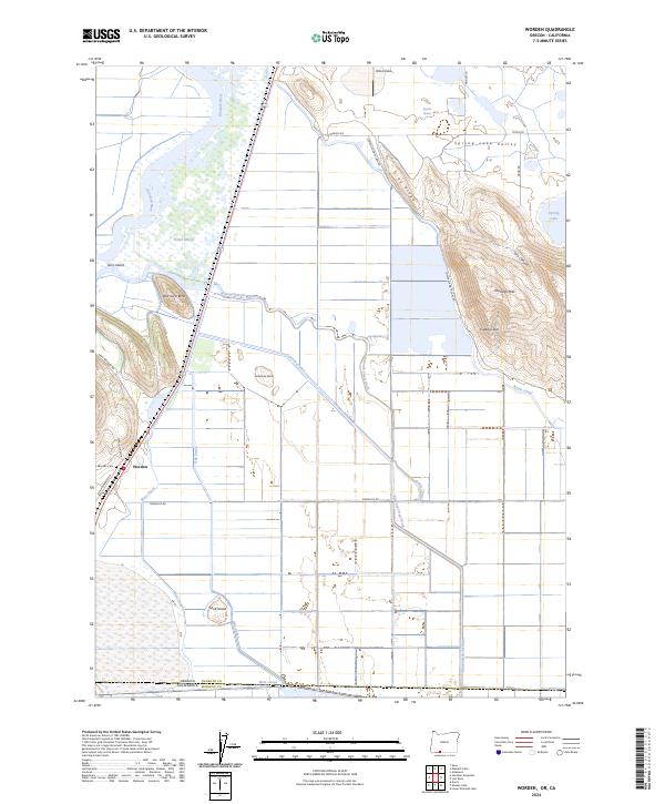 USGS Topographic Map – Worden