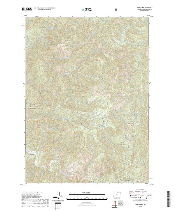 USGS Topographic Map – York Butte
