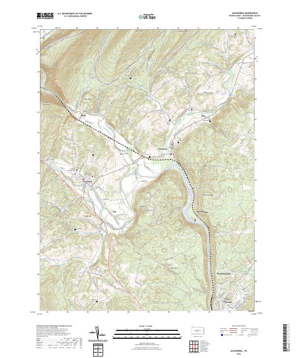 USGS Topographic Map – Alexandria