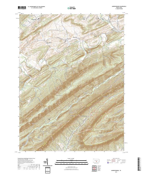 USGS Topographic Map – Andersonburg