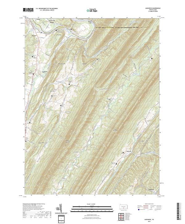 USGS Topographic Map – Aughwick