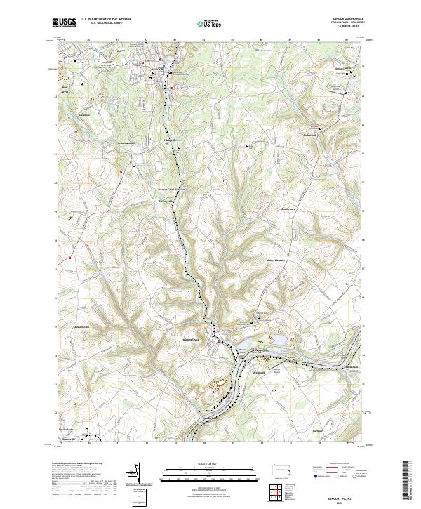 USGS Topographic Map – Bangor
