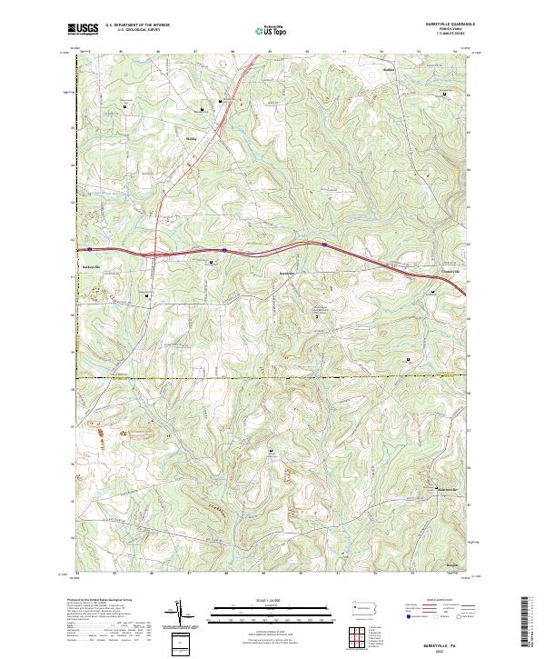 USGS Topographic Map – Barkeyville