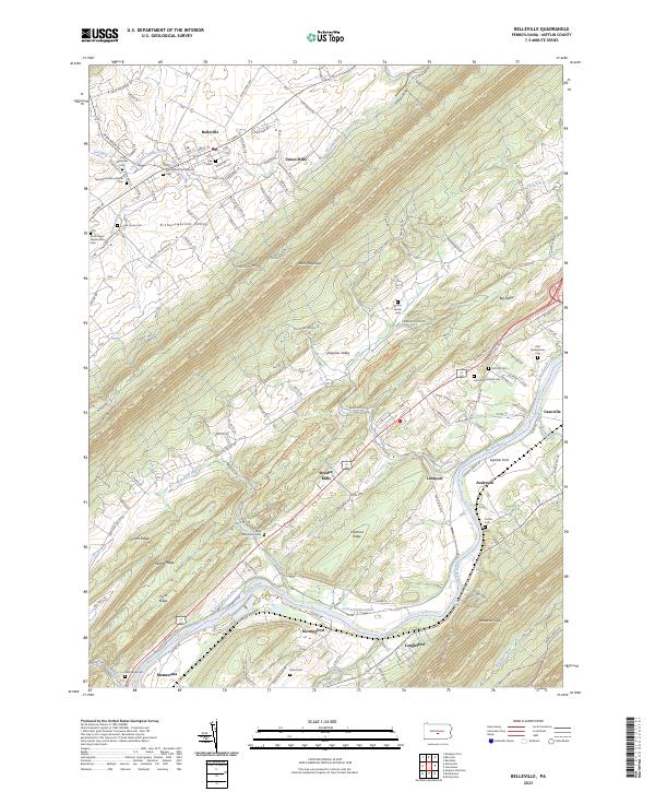 USGS Topographic Map – Belleville
