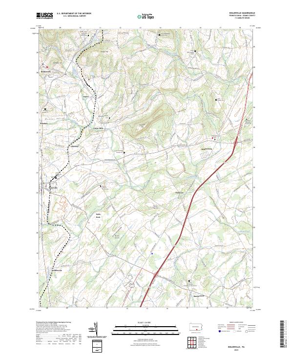 USGS Topographic Map – Biglerville