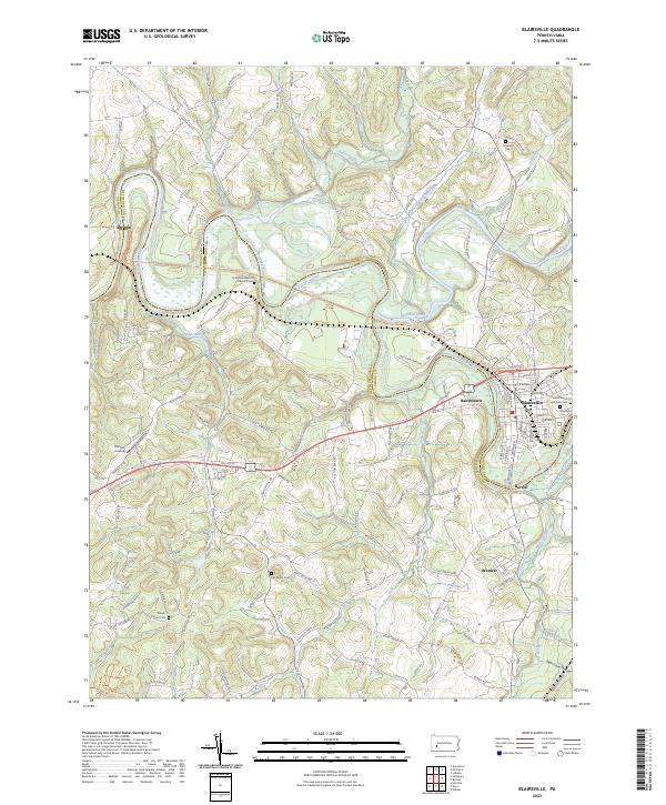 USGS Topographic Map – Blairsville