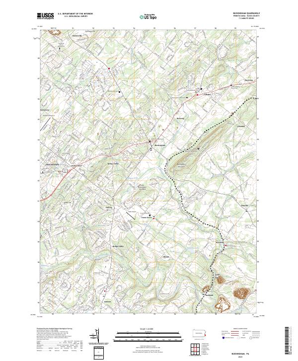 USGS Topographic Map – Buckingham
