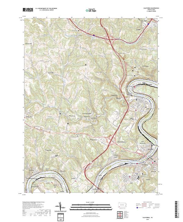 USGS Topographic Map – California