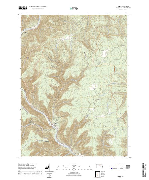 USGS Topographic Map – Cammal