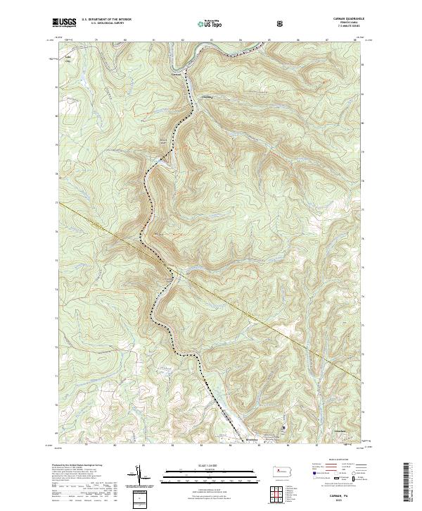 USGS Topographic Map – Carman