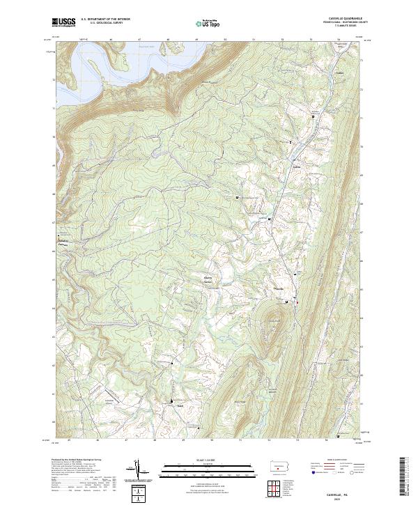 USGS Topographic Map – Cassville