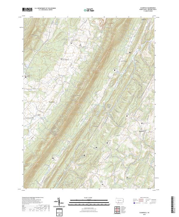 USGS Topographic Map – Clearville